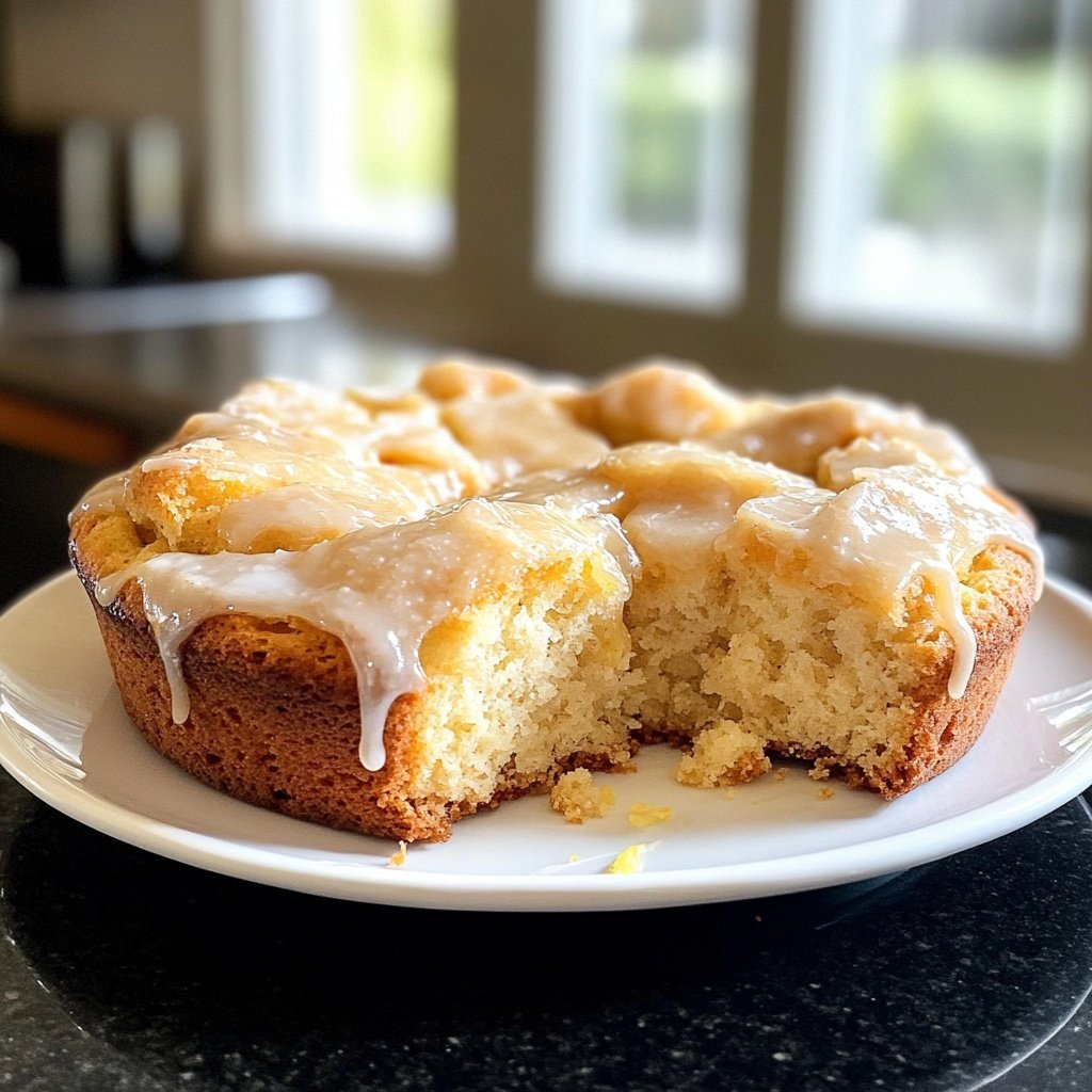 Zitronenkuchen ohne Mixer