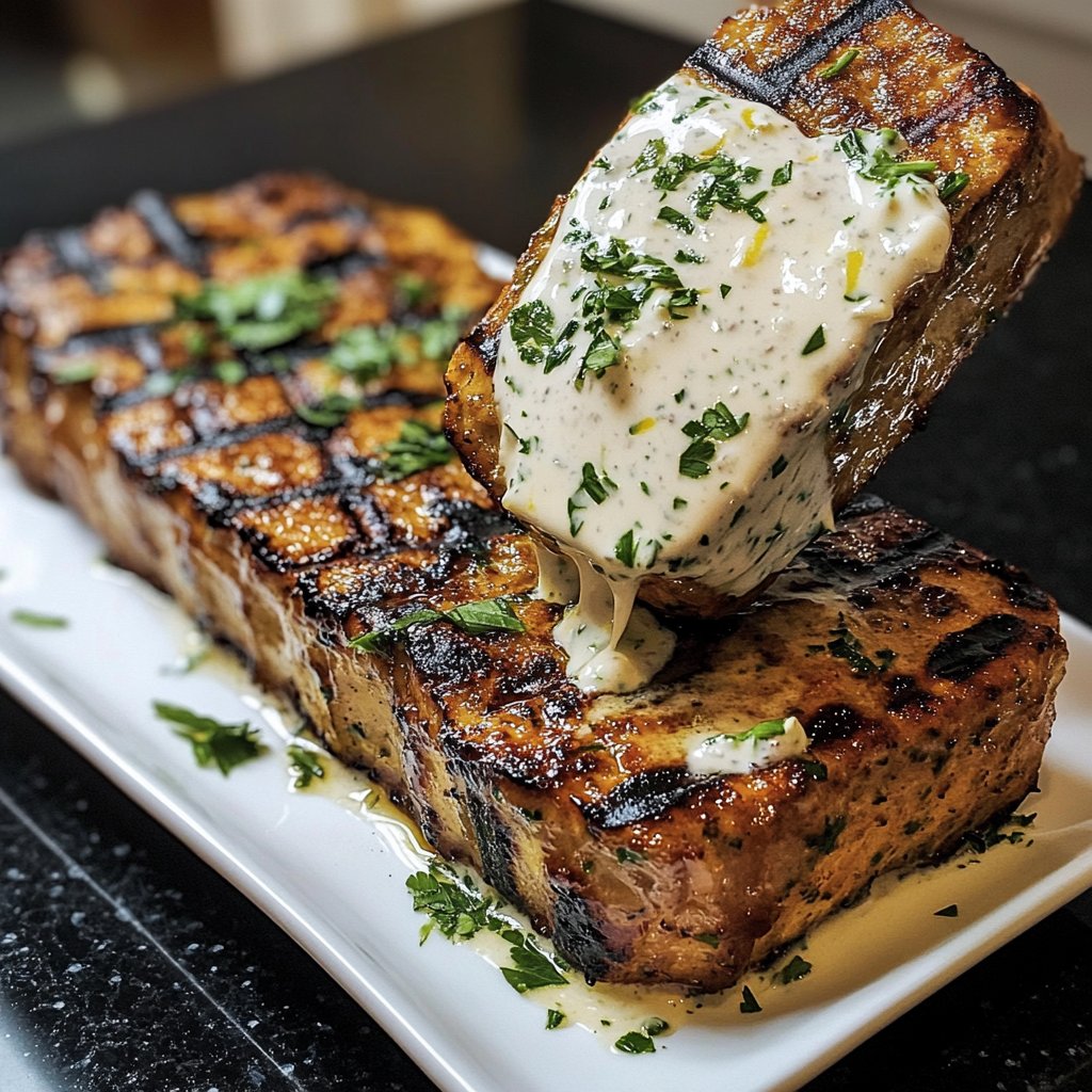 Hähnchenbrust mit Zitronen Joghurt Sauce