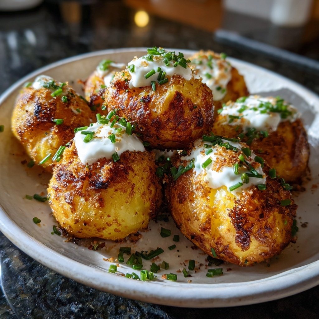Ofenkartoffeln mit Zitronenjoghurt