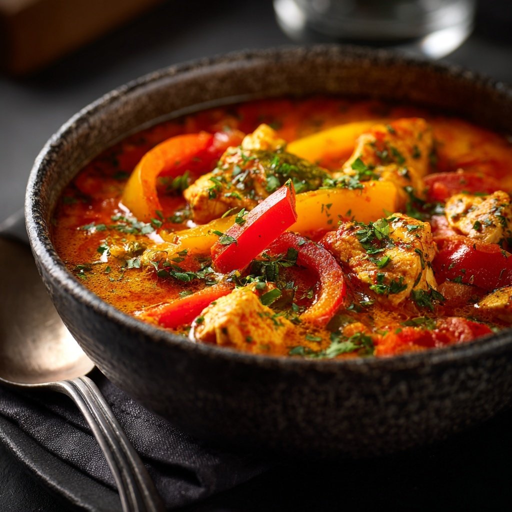 Kalorienarmes Putencurry Mit Gemüse